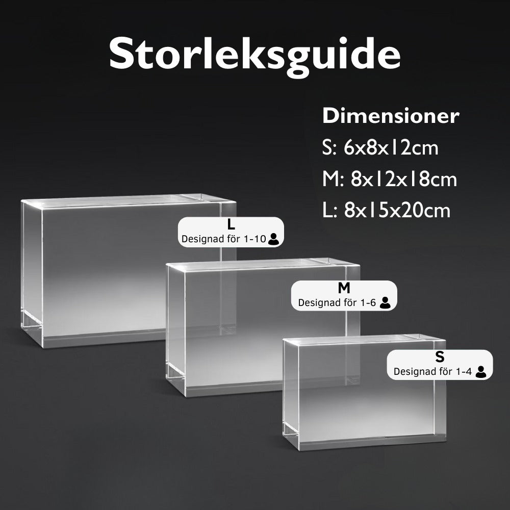 Valokuvakristalli 3D | Suorakulmio