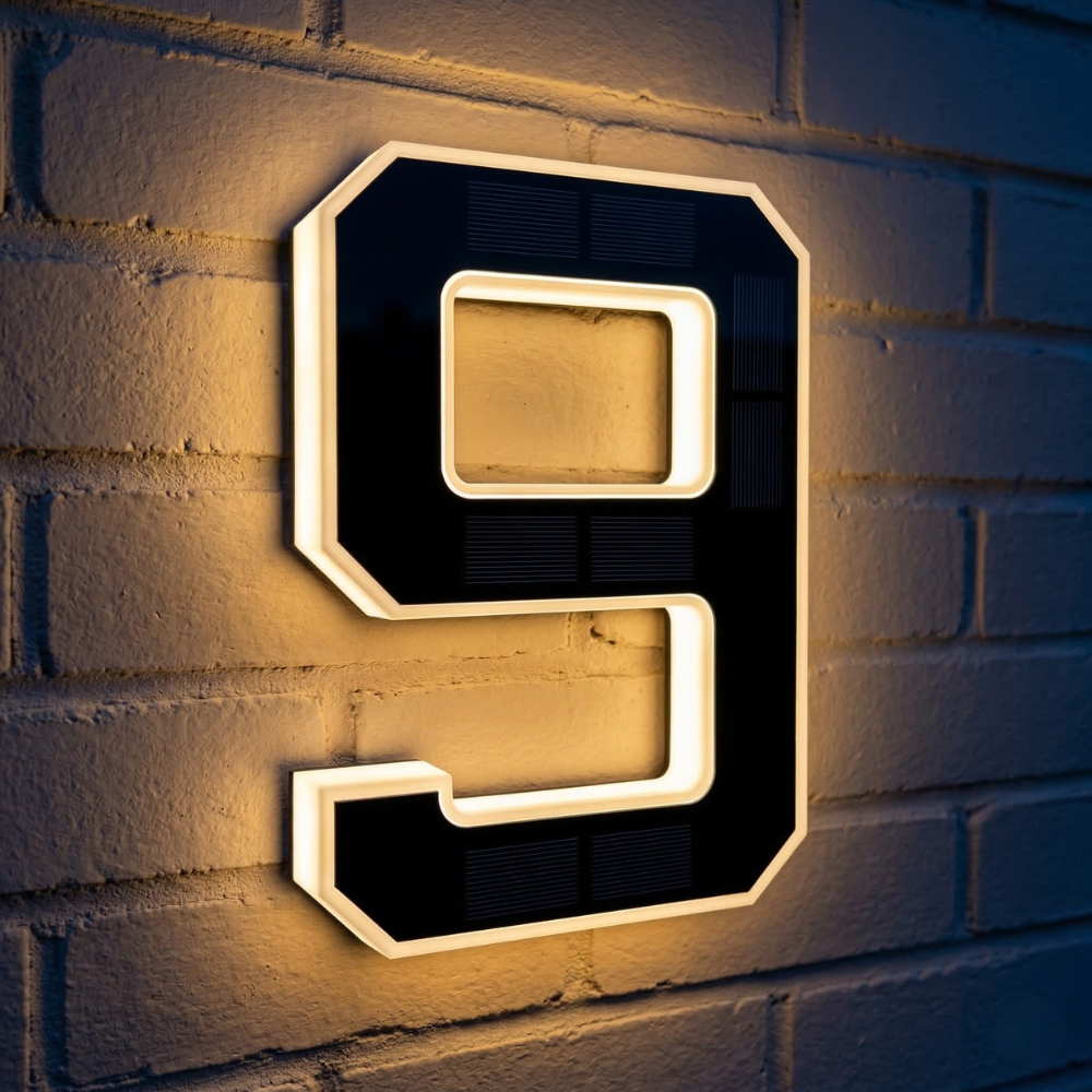 Husnummer | Belyste & solcelledrevne