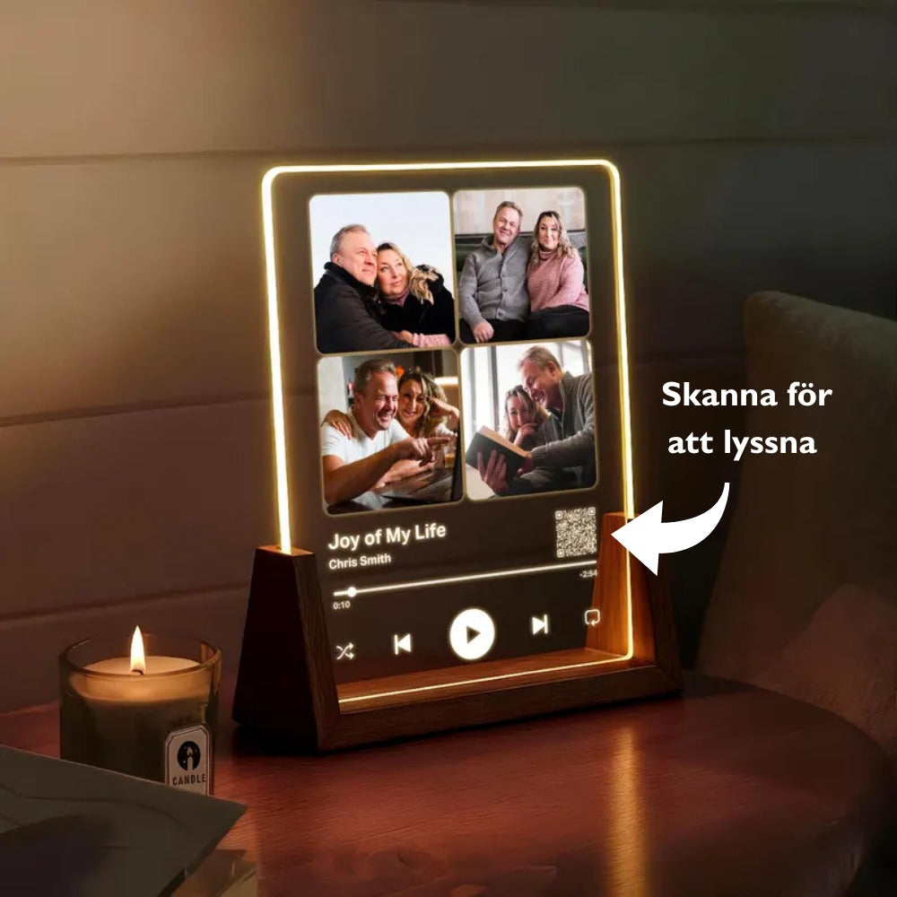 Musiktavla Med Personlig Låt